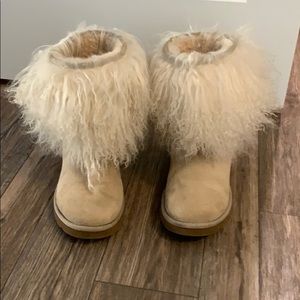 Furry ugg boots